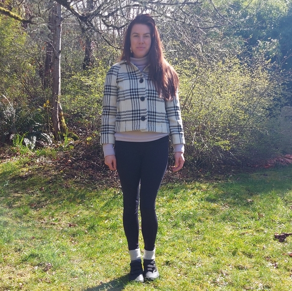 NWOT Gap recycled wool blend half lined jacket - Picture 2 of 4